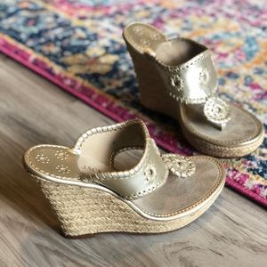 NEVER WORN Size 6 JACK ROGERS Maribella Rope Wedge